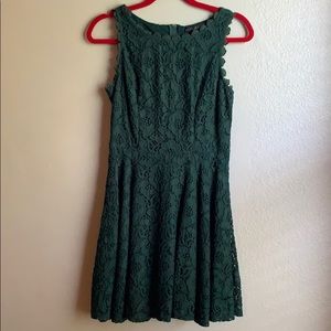 Forest Floral Green Dress!